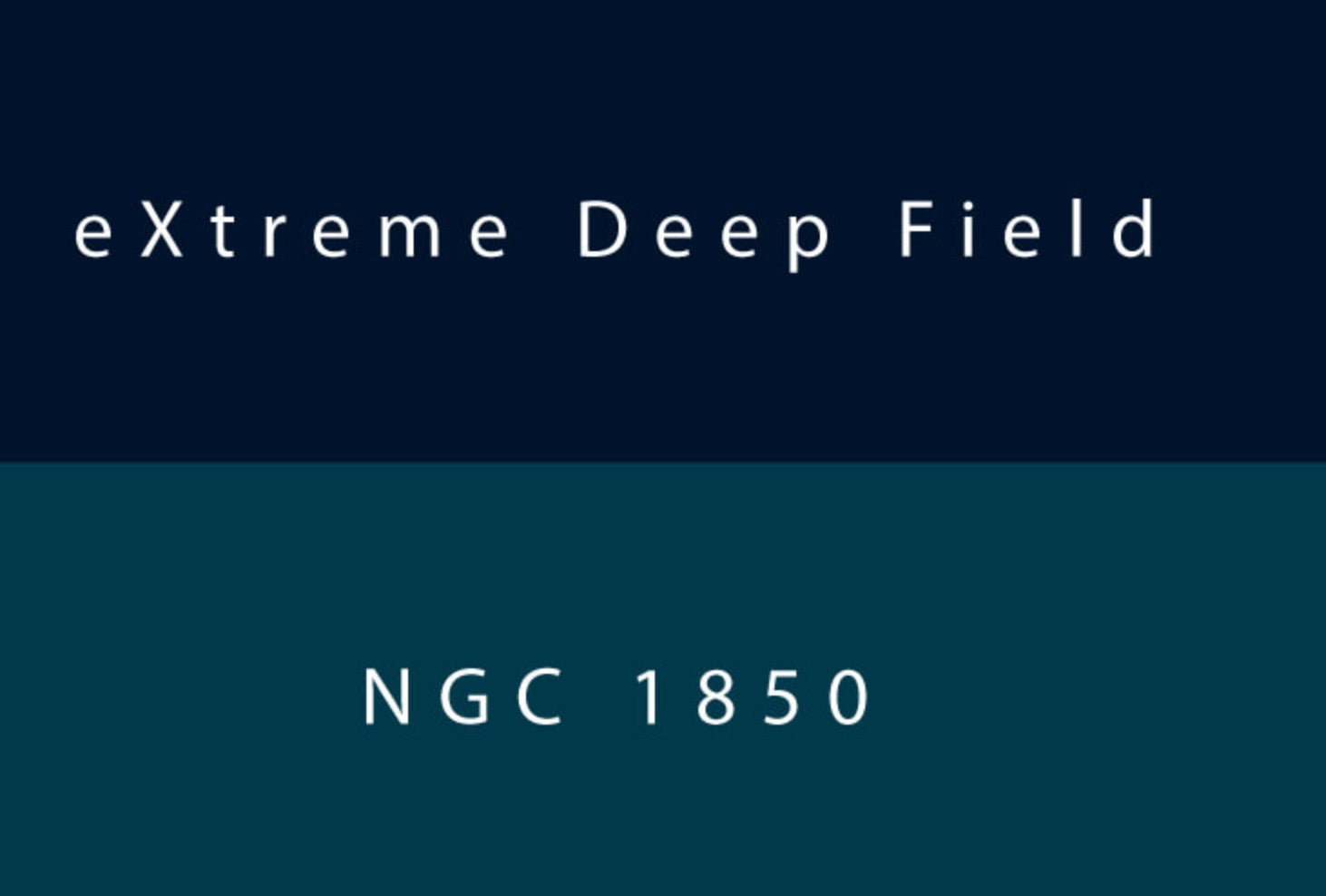 Colorverse eXtreme Deep Field and NGC 1850 Glistening - 2 Sets