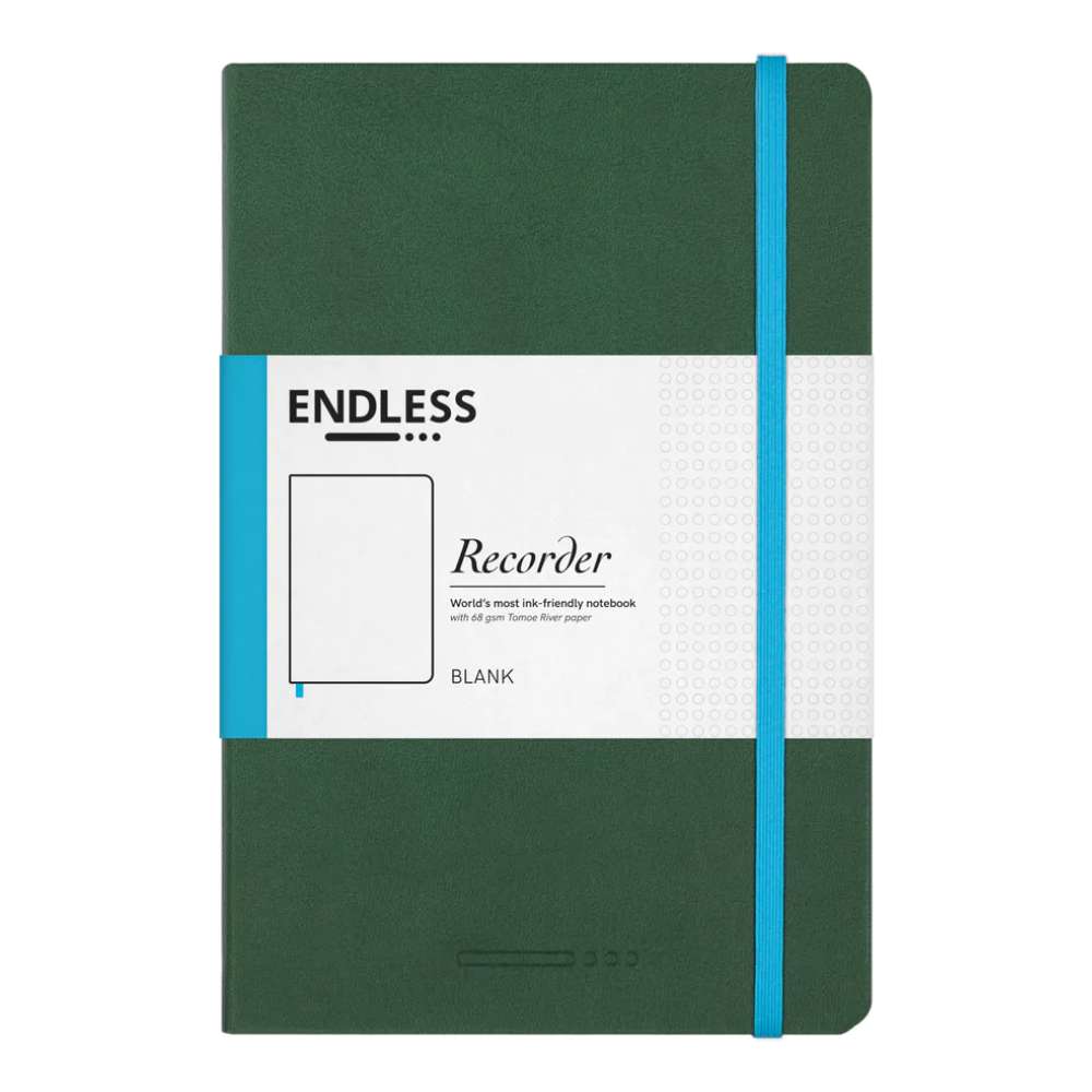 Endless Recorder Tomoe River A5 Notebook Blank - Forest Canopy - Blesket Canada