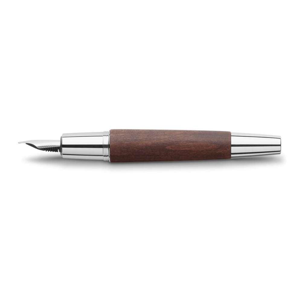Faber Catell E-motion Fountain Pen - Dark Brown - Blesekt Canada