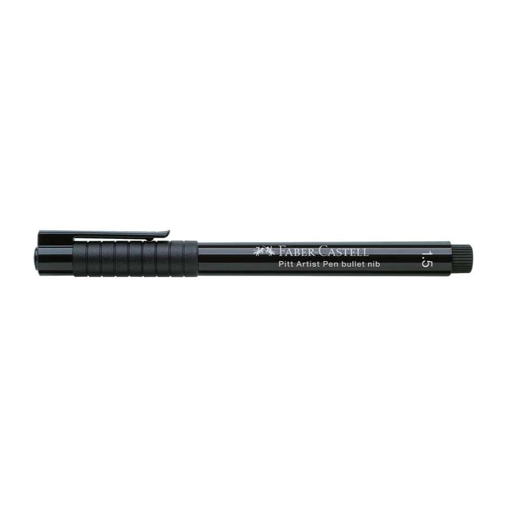 Faber Castell Pitt Artist Pen® (1.5mm Bullet Tip) - Black - Blesket Canada