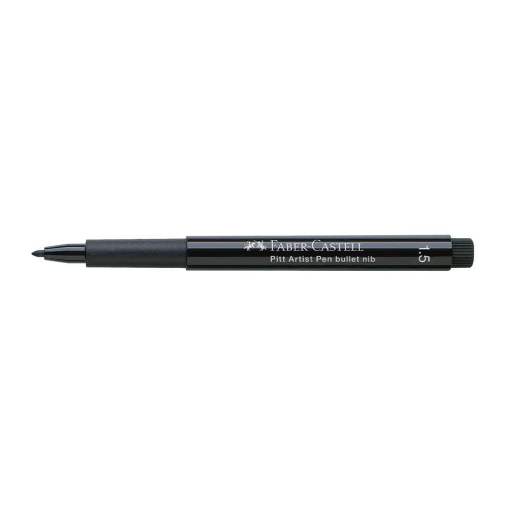Faber Castell Pitt Artist Pen® (1.5mm Bullet Tip) - Black - Blesket Canada