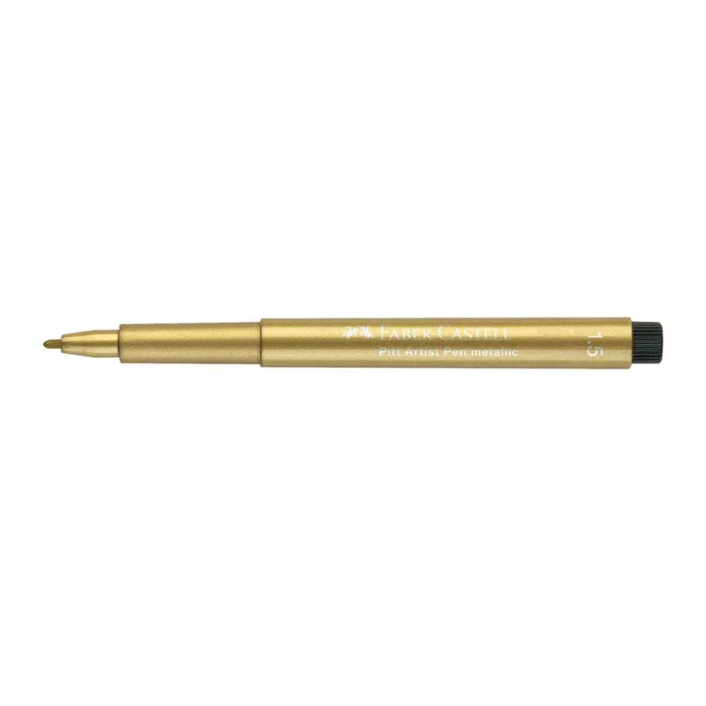 Faber Castell Pitt Artist Pen® Metallic - Gold - Blesket Canada