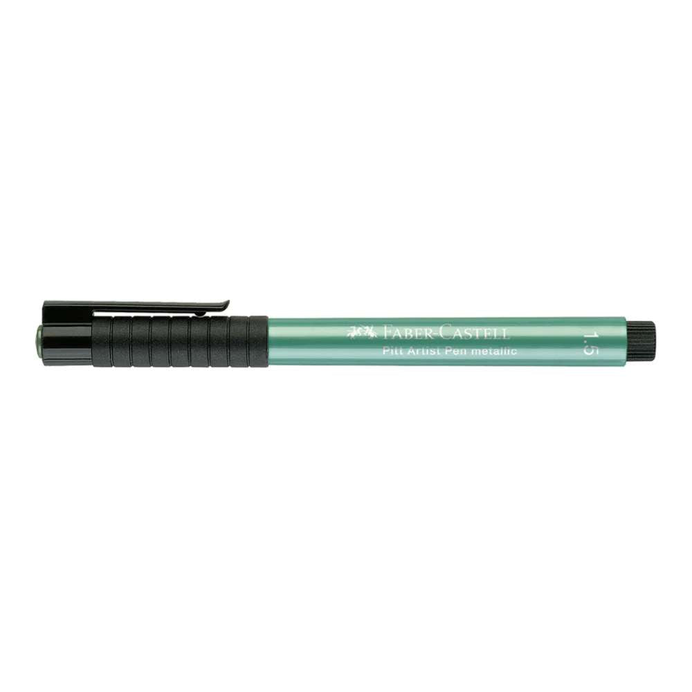 Faber Castell Pitt Artist Pen® Metallic - Green - Blesket Canada