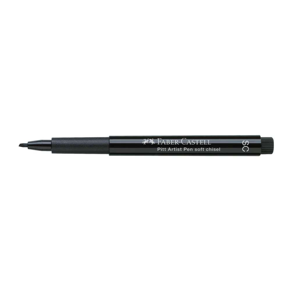 Faber Castell Pitt Artist Pen® Soft Calligraphy - Black - Blesket Canada