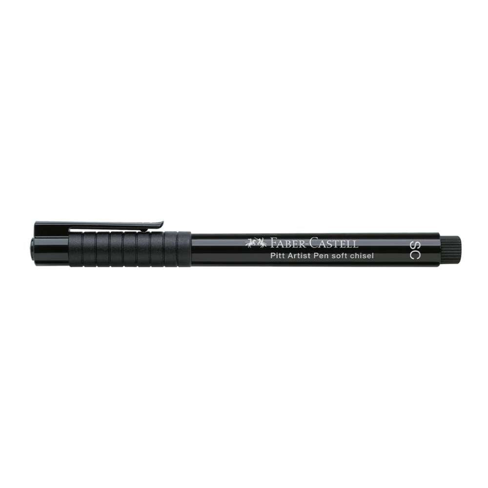 Faber Castell Pitt Artist Pen® Soft Calligraphy - Black - Blesket Canada