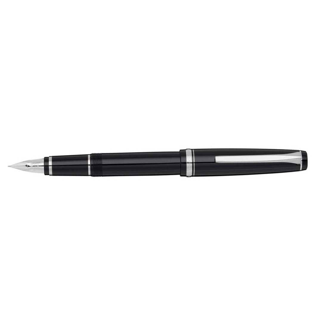 Pilot Falcon Fountain Pen - Black/Silver - Blesket Canada