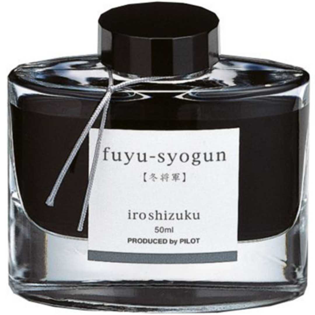 Pilot Iroshizuku Fountain Pen Ink - Cool Grey (fuyu-syogun / Old Man Winter) - Blesket Canada