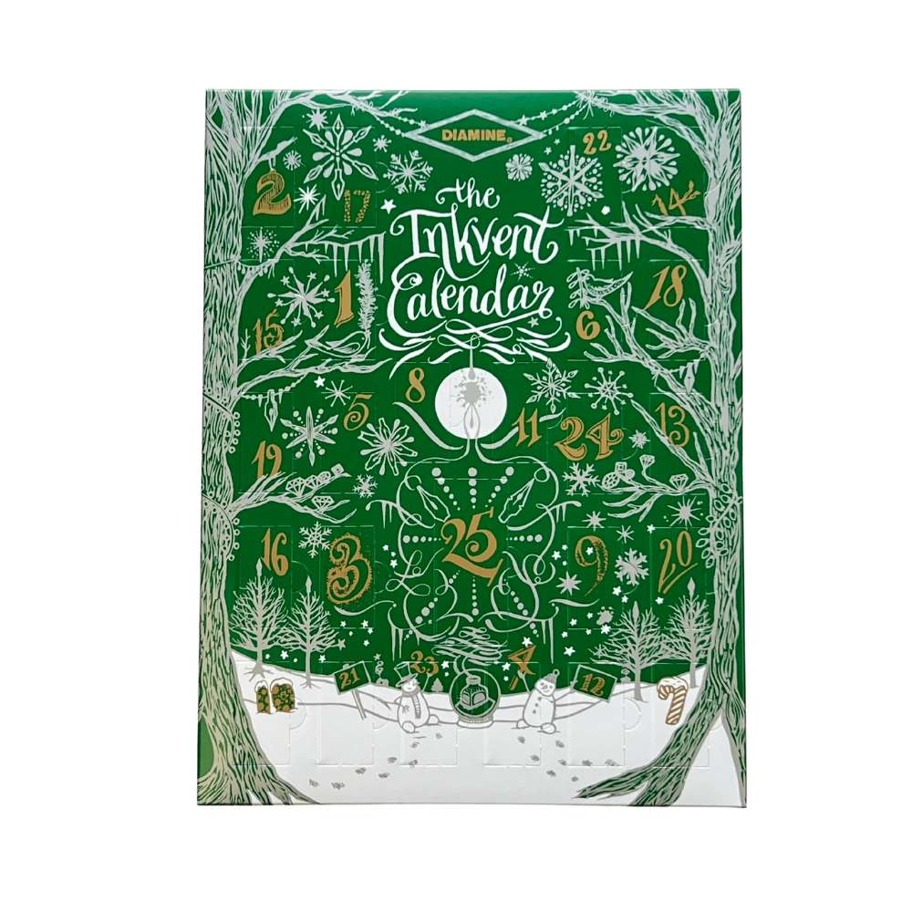 Diamine Inks Inkvent Calendar 2022 - Green Edition - Blesket Canada