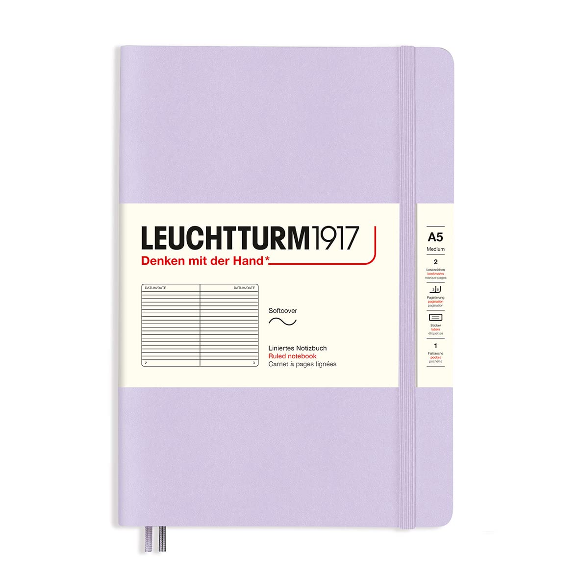 Leuchtturm1917 Softcover Ruled Notebook A5 - Blesket Canada