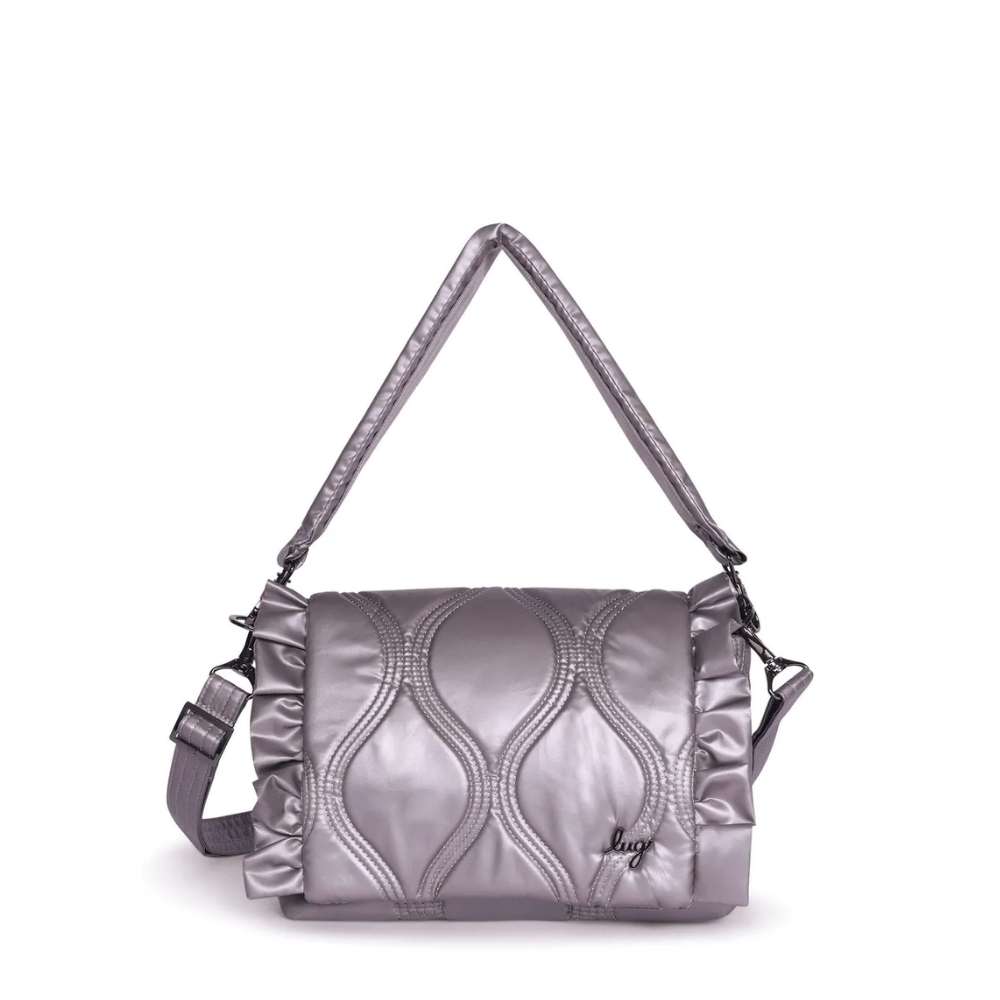 Lug Conga Shoulder Bag -  Metallic Pearl - Blesket Canada