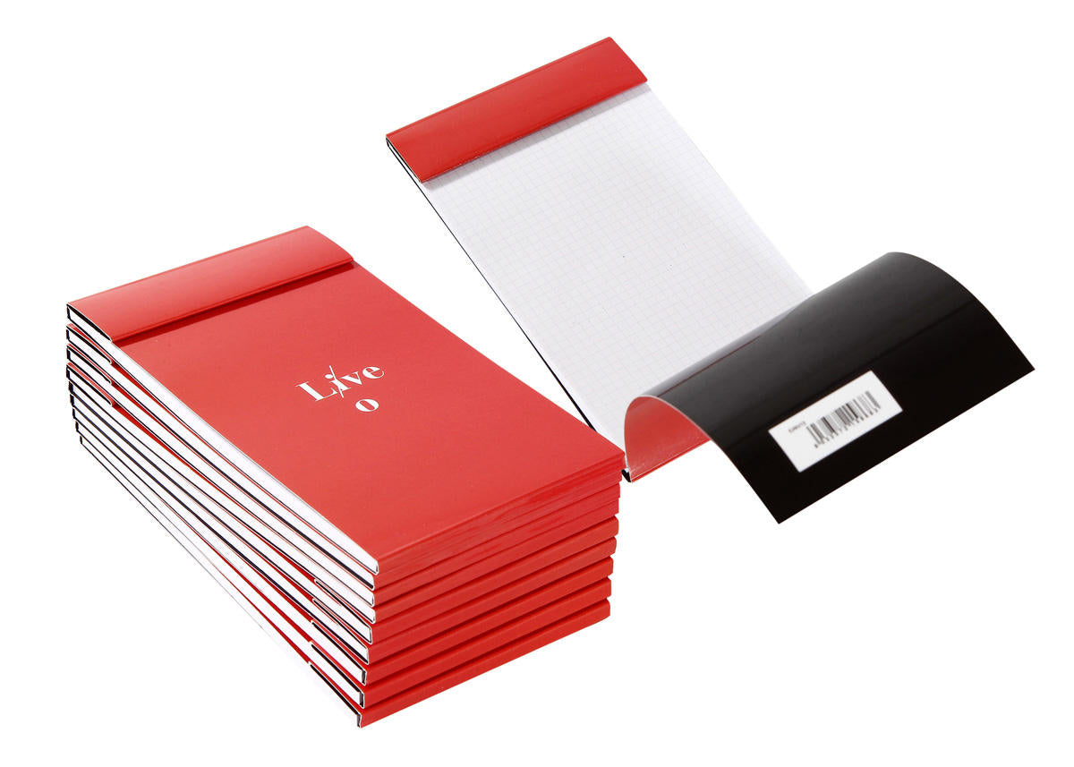 NAVA Minerva Switch design Mini Notepads - Live/Love - Red - Blesket Canada