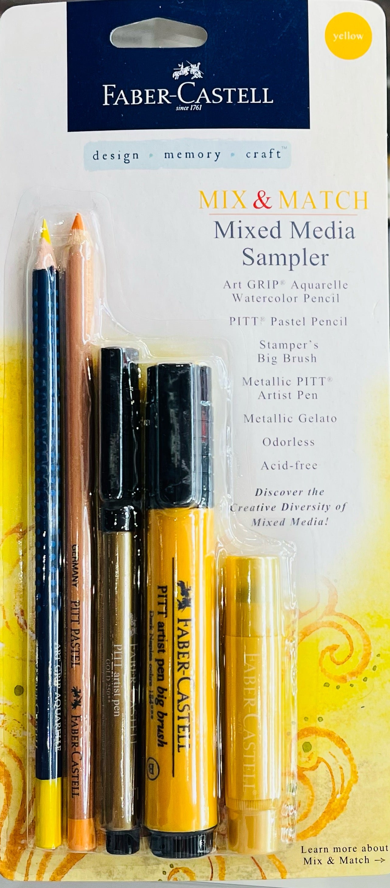 Faber-Castell Mix & Match Mixed Media Sampler - Blesket Canada