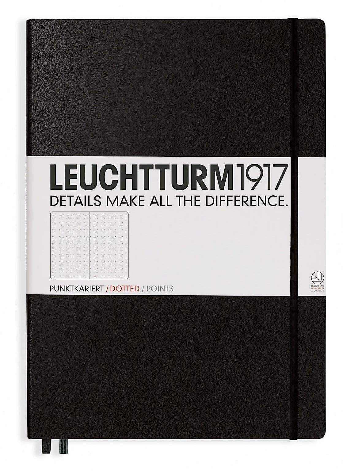 Leuchtturm1917 Master Classic (A4+) Hardcover Notebook - 233 Numbered Pages - Blesket Canada