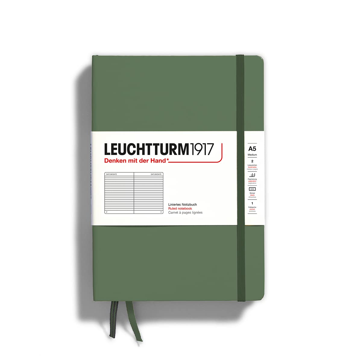 Leuchtturm1917 medium (A5) Hardcover Notebook - Blesket Canada