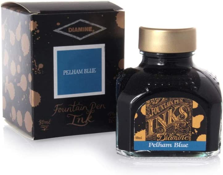 Diamine Fountain pen Inks 80ml - Pelham Blue - Blesket Canada