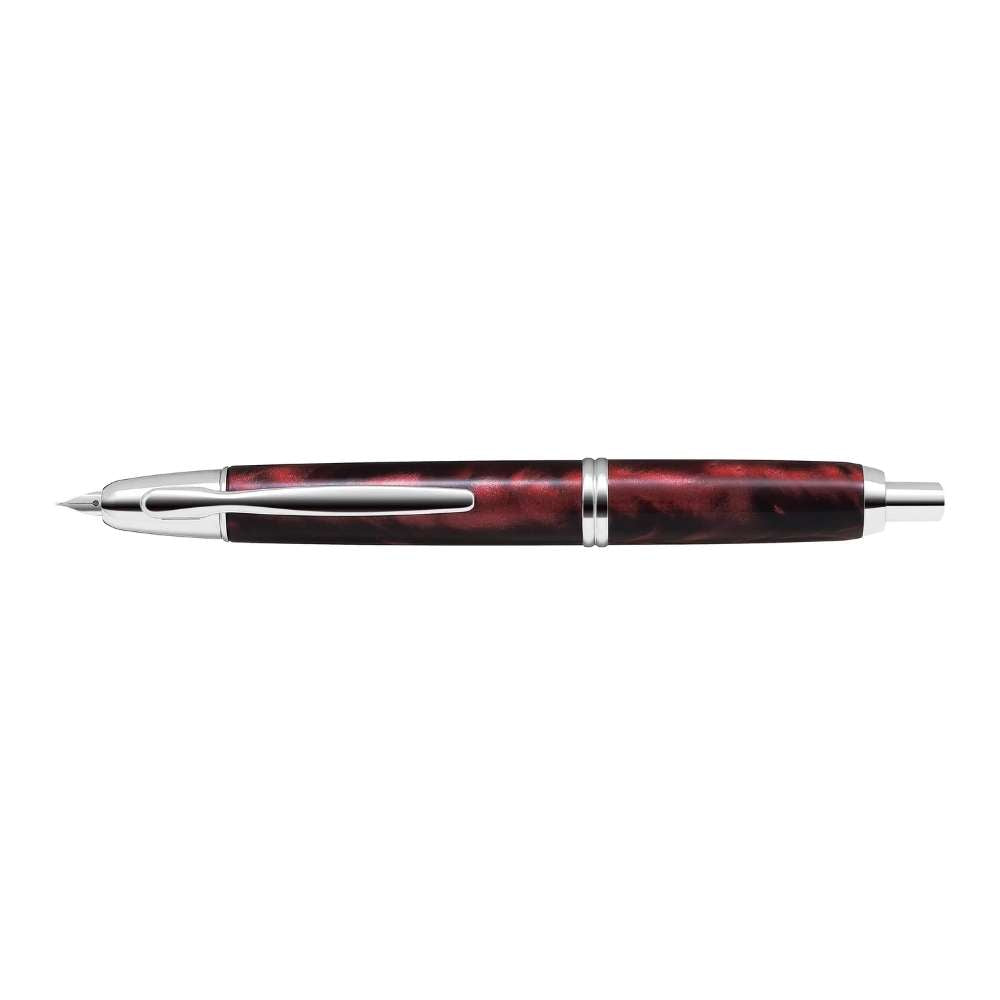 Pilot Capless SE Fountain Pen - marble Red - Blesket Canada