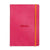 Rhodiarama Softcover Notebook A5 Lined - Raspberry - Blesket Canada