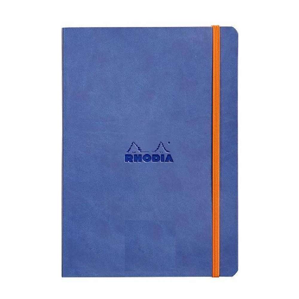 Rhodiarama Softcover Notebook A5 Lined - Sapphire - Blesket Canada