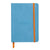 Rhodiarama Softcover Notebook A5 Lined - Turquoise - Blesket Canada