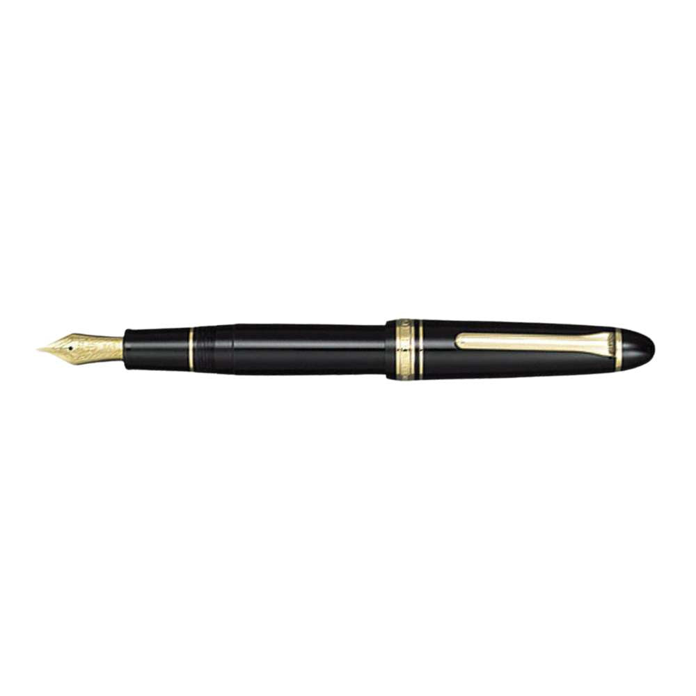 Sailor 1911L Lefty Profit Fountain Pen with Gold Trims - Black (Medium) - Blesket Canada