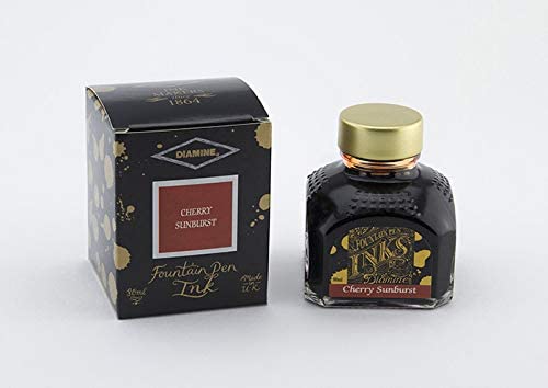 Diamine Fountain pen Inks 80ml - Cherry Sunburst - Blesket Canada