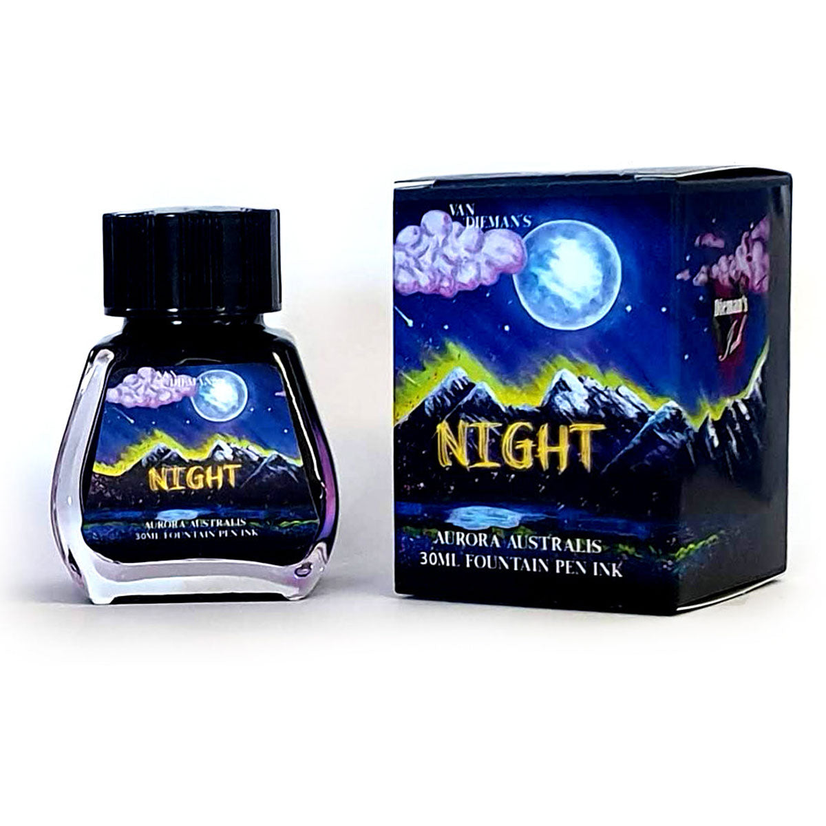 Van Diamen's 30ml Ink Bottle - Aurora Australis - Blesket Canada