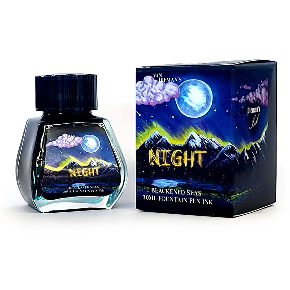 Van Dieman's Night  30ml Ink Bottle - Blackened Seas