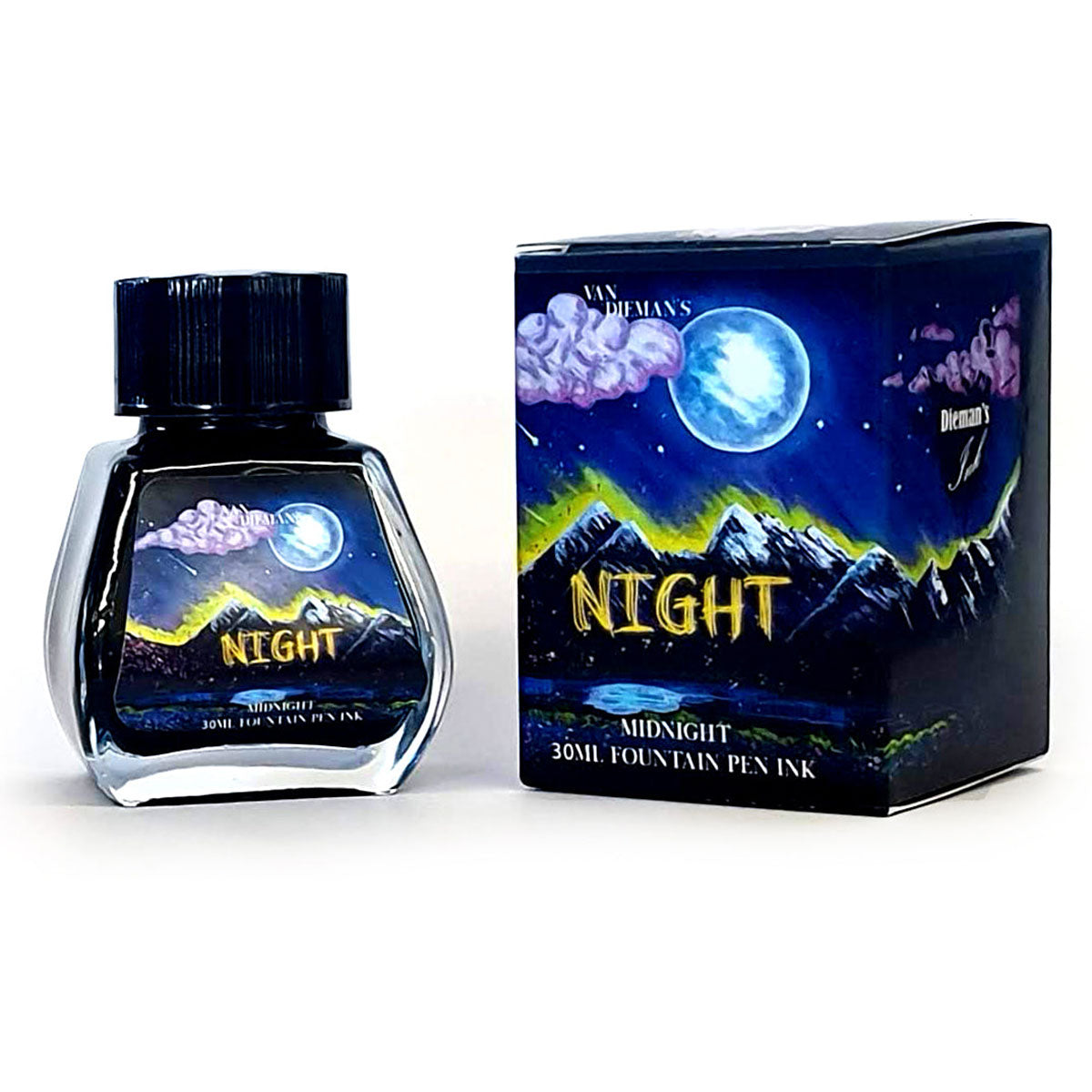 Van Diamen's 30ml Ink Bottle - Midnight - Blesket Canada