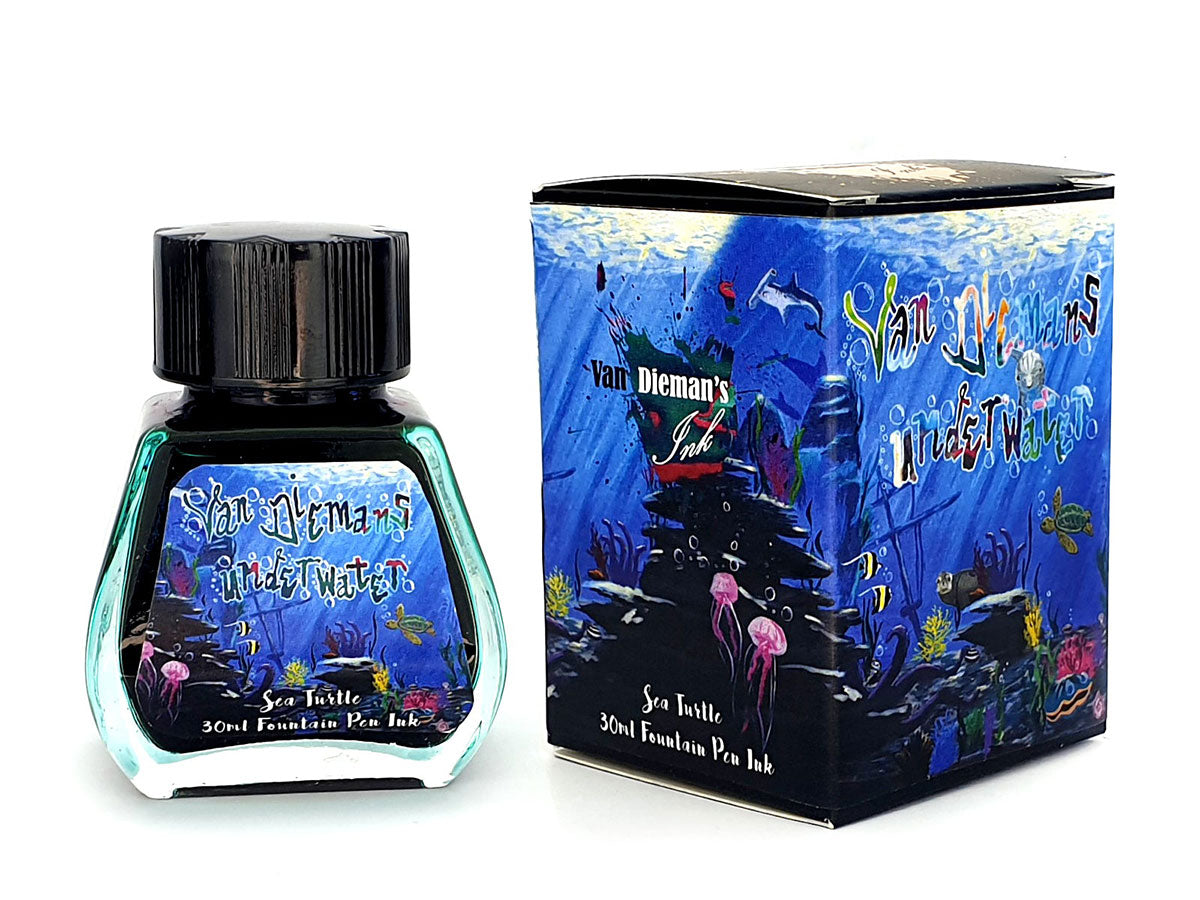 Van Diamen's Underwater 30ml Ink Bottle - Sea Turtle - blesket Canada