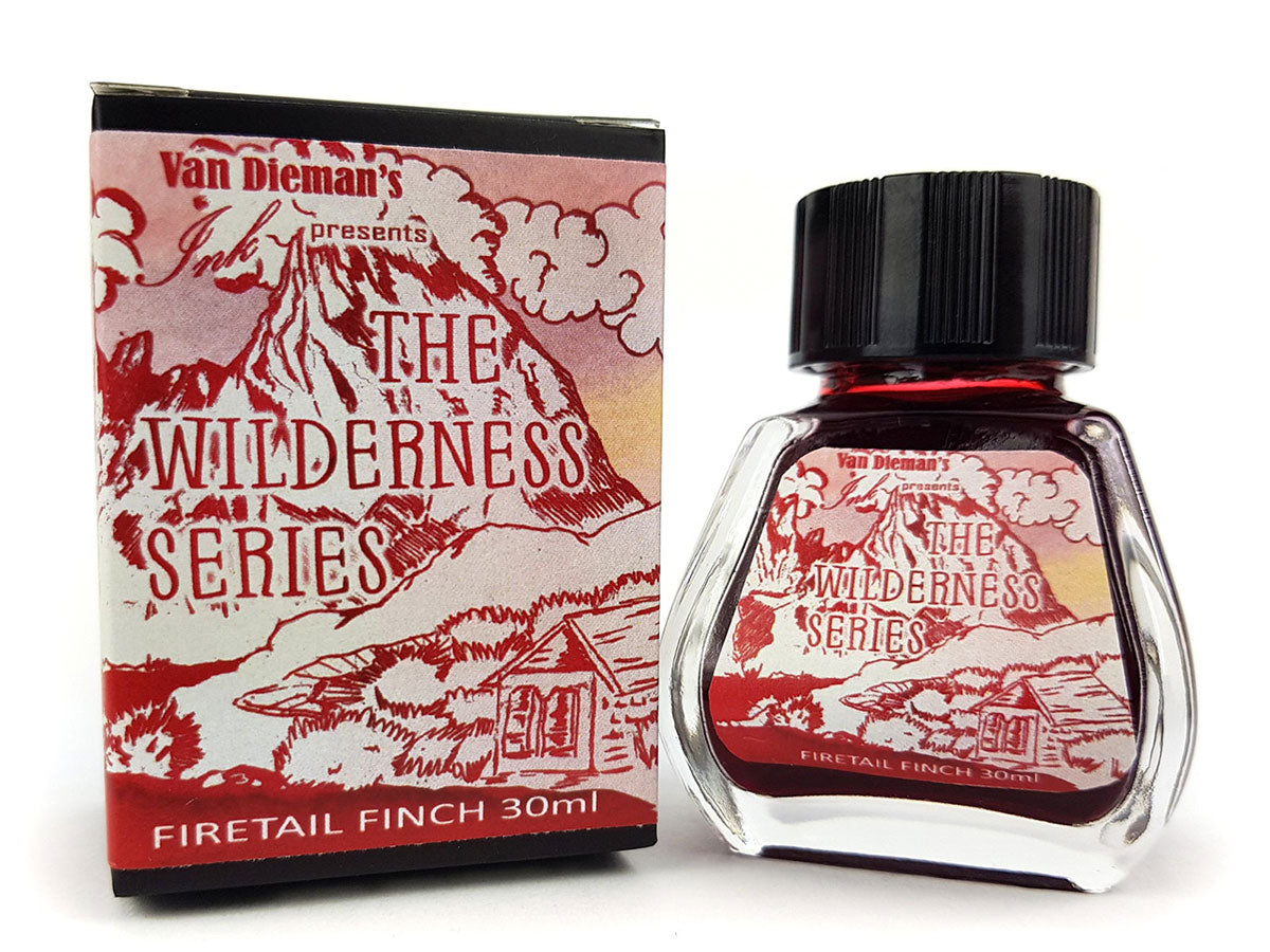 Van Diamen's Tassie Wilderness 30ml Ink Bottle - Firetail Finch - Blesket Canada