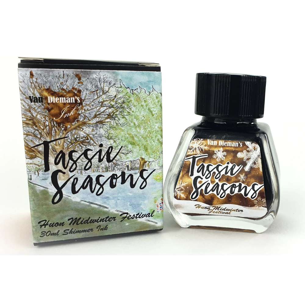 Van Dieman's Tassie Seasons (Summer) 30ml Ink Bottle - Huon Midwinter Festival (Shimmering) - Blesket Canada